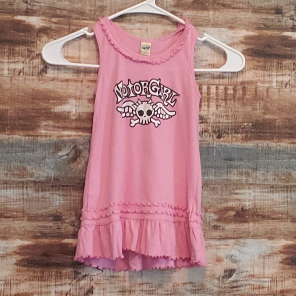 Kavio! Pink ruffle tank top tunic 4 - Picture 3 of 6